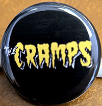 Cramps- Logo (Yellow/Black) pin (pin-C327)