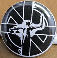 Crass- Lady Justice pin (pin-C332)