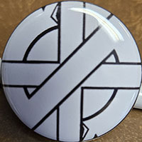 Crass- Symbol (White) pin (pin-C334)