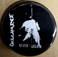 Discharge- Never Again pin (pin-C371)