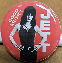 Joan Jett- Good Music! pin (pin-C491)