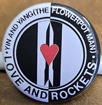 Love And Rockets- Yin And Yang pin (pin-C511)