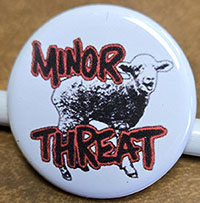 Minor Threat- Sheep pin (pin-C529)