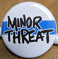 Minor Threat- Logo pin (pin-C530)