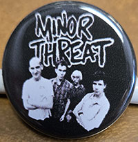 Minor Threat- Band pin (pin-C531)