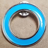 Germs- GI Circle Enamel Pin (mp110)