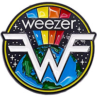 Weezer- Earth Logo Enamel Pin (mp143)