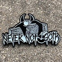 Never Not Goth - Glow in the Dark Enamel Pin by Graveface (mp303)