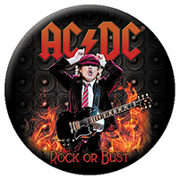 AC/DC- Angus Flames pin (pinX12)