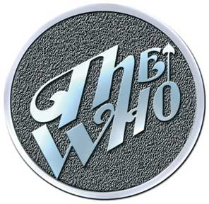 Who- Chrome Arrow Logo metal stick back pin (MP169) (Sale price!)