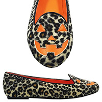 AYP Lydia Jackolantern Limited Edition Collab X Flat by Strange Cvlt - Fuzzy Leopard EXCLUSIVE - SALE sz 11 only