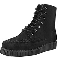 7 Eye Viva Creeper Boot by TredAir UK- Black Suede (Sale price!)