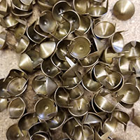 1/2" Cone Studs- BRONZE- 100 pack (14x6mm)