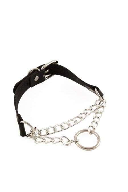 Ash Bite Choker Collar Necklace by Banned Apparel - SILVER