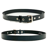 Black VEGAN Leather Belt by Funk Plus