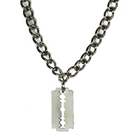 Razor Blade Pendant & Chain by Funk Plus