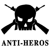 Anti Heros- Skull sticker (st1179)