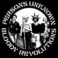 Crass- Persons Unknown Bloody Revolutions sticker (st1198)