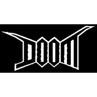 Doom- Logo sticker (st776)