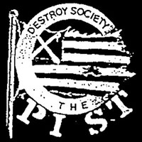 Pist- Destroy Society sticker (st1174)