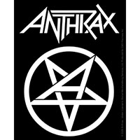 Anthrax- Pentagram sticker (st35)