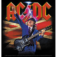 AC/DC- Angus Flag sticker (st528)