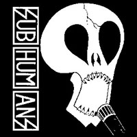 Subhumans- Skull sticker (st763)