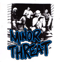 Minor Threat- Stairs sticker (st1083)