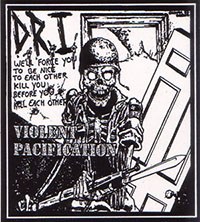 DRI- Violent Pacification sticker (st1079)