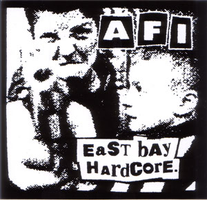 AFI- East Bay Hardcore (Gun) sticker (st917)