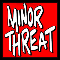 Minor Threat- Logo sticker (st1028)