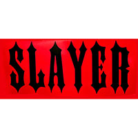 Slayer- Logo sticker (st884)