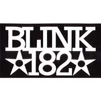 Blink 182- Logo sticker (st955)