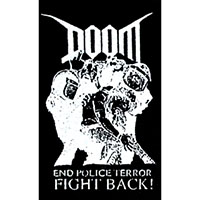 Doom- End Police Terror sticker (st966)