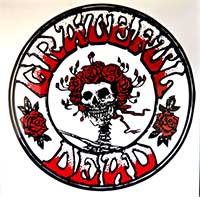 Grateful Dead- Skull & Roses sticker (st1077)