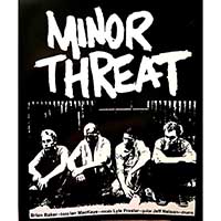 Minor Threat- Band Pic sticker (st980)