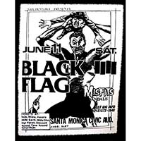 Black Flag- Misfits Flyer sticker (st984)