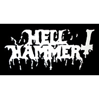 Hellhammer- Logo sticker (st850)