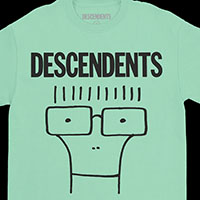 Descendents- Classic Milo on a mint green shirt