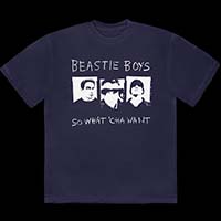 Beastie Boys- So What 'Cha Want on a navy shirt