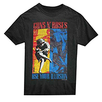 Guns N Roses- Use Your Illusion on a black shirt