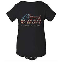 Johnny Cash- American Original on a black onesie (Sale price!)