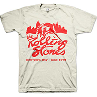 Rolling Stones- New York City June 1975 on a white shirt