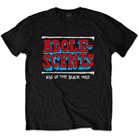 Adolescents- Kids Of The Black Hole on a black shirt