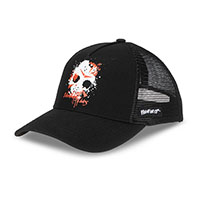 Friday The 13th- Voorhees Lives on a black trucker hat