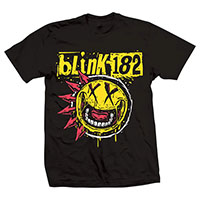 Blink 182- Smiley on a black shirt