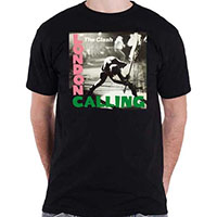 Clash- London Calling on a black shirt