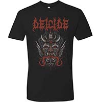 Deicide- Devil Head on a black shirt