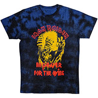 Iron Maiden- No Prayer For The Dying on a dip dye shirt 