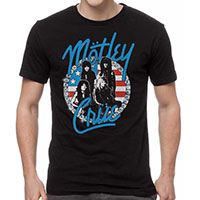 Motley Crue- Studs Circle Band Pic on a black shirt (Sale price!)